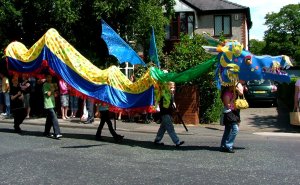 Penwortham Gala featured street processions